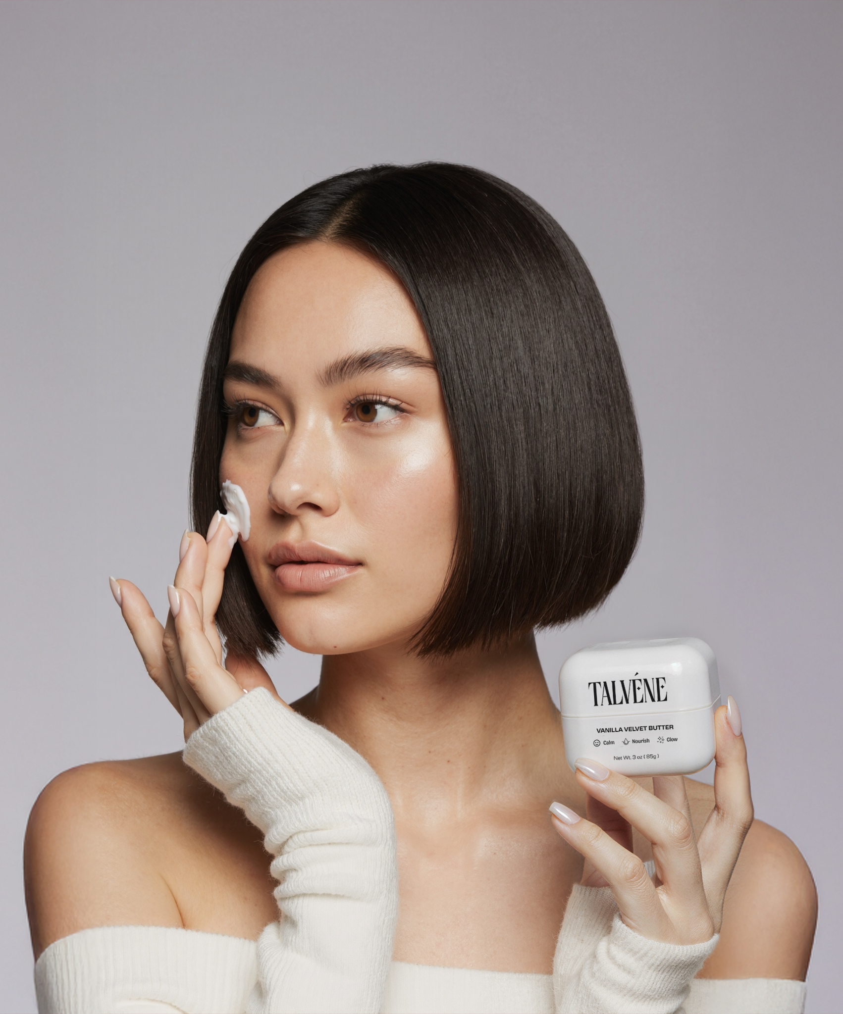 Lady using our product